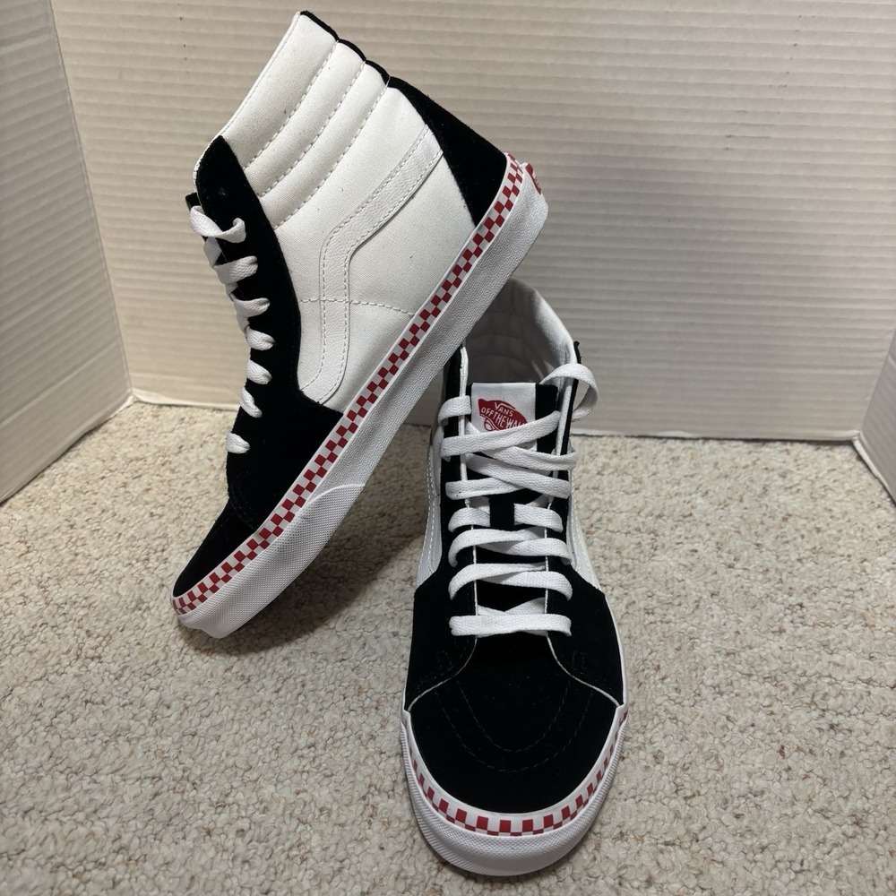 Vans Sk8-Hi Van Doren Special/Black/True White Shoes Sz. M7.5; W9 NEW - No Tags